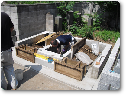 建て込み工事