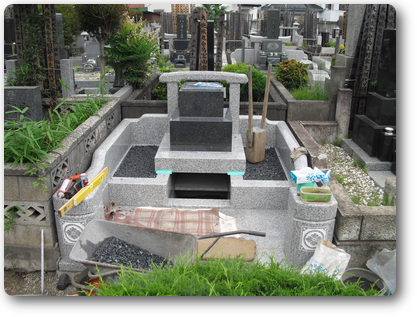 建て込み工事