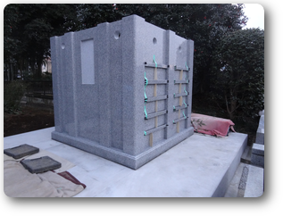 永代供養墓・建込工事